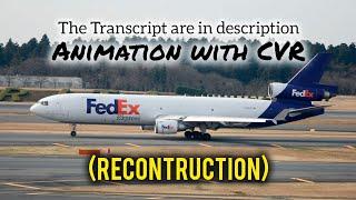 FedEx Express Flight 80 Crash || Animation with CVR. (Subtitles/CC On)