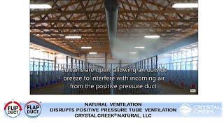 Natural Ventilation Disrupts Positive Pressure Ventilation