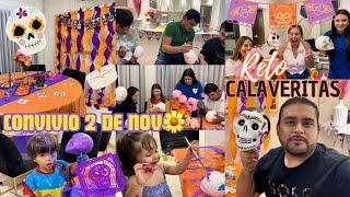 CHAVITOS TALENTOSOS DEMUESTRAN SU HABILIDAD PARA DECORAR CALAVERITAS | VLOG