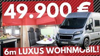 49.900 € FABRIKNEUES LUXUS-WOHNMOBIL Clevervans Drive 600 - Billigster 6m Campervan Europas