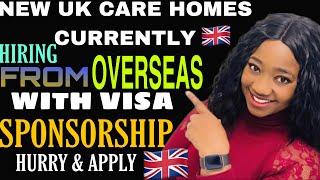 NEW CARE HOMES CURRENTLY RECRUITING HEALTHCARE WORKERS FROM OVERSEAS WITH FULL VISA SPONSORSHIP