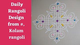 #hashtag rangoli design | simple and easy rangoli design