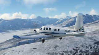 [MSFS] Orbx Pacific Aerospace P750 XSTOL - Review Flight / Tekapo, NZ to Mt. Cook, NZ