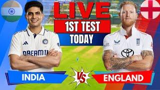  India vs England 1st Test Match Live Day 3 | IND vs ENG 1st Test Live Match Commentary #INDvsENG