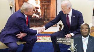 LAVWADLAMERIK 12 Novanm 2024 TRUMP RANKONTRE BIDEN NAN MEZON BLANCH JODIA