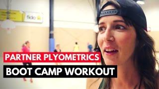 Partner Plyometric Circuit - Boot Camp Circuit Ideas