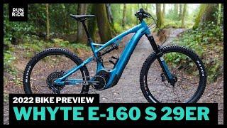 Bike Preview: 2022 Whyte E-160 S 29er Full Suspension Electric MTB - Turquoise