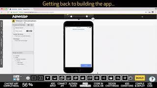 Development of native mobile app in 5 minutes - Watson Conversation chatbot example.