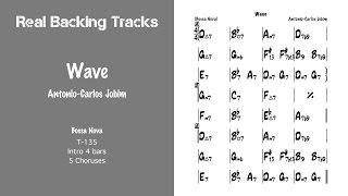 Wave - Real Jazz Backing Track - Play Along