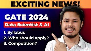 Become a Data Scientist through GATE 2024 | New Data Science & AI paper | GATE CSE