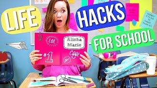Back to School LIFE HACKS! Alisha Marie