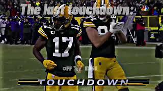 Davante Adams’ first and last touchdown as a Packer… #shorts