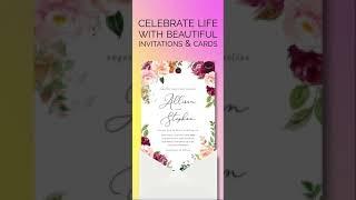 Design personalized invitations and cards effortlessly with Greetings Island