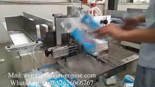 Semi automatic serviette napkin tissue paper packing machine