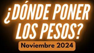 ¿Dónde invertir los pesos este mes? Noviembre 2024