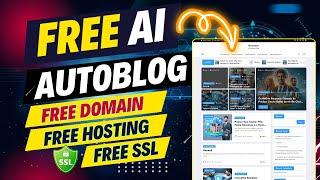 Create a free Insurance AI auto blogging website with free wordpress hosting and domain