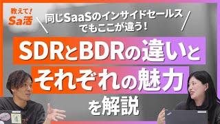 同じインサイドセールスでもここが違う！SDRとBDRの違いとそれぞれの魅力を解説『教えて！Sa活』