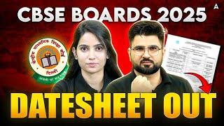 CBSE Date Sheet 2025 OUT  Class 10 and 12th Date Sheet Check करे | CBSE Latest News