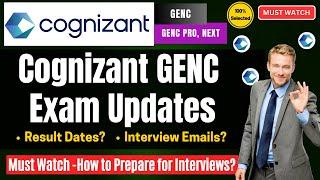 Cognizant Genc Exam Results, Interview Dates | GenC, GenCPro, GenCNext | Cognizant GenC Cut-Off