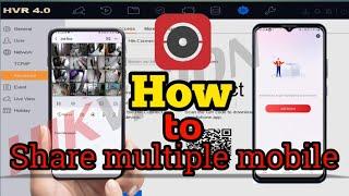 Hik connect share other account||Hikvision online view multiple mobile..