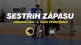 SESTŘIH | Panthers Praha - Wizards (5. kolo čtvrtfinále Národní ligy)