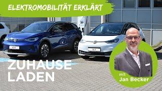 Elektromobilität erklärt - Zuhause laden