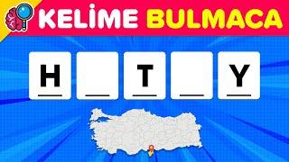 ŞEHİRLERLE KELİME BULMACA #2  - ⏰ : 5 Saniyede Eksik Verilen Kelimeleri TAHMİN ET! | Bul Bakalım