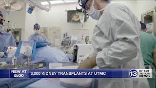 3,000 Kidney transplants  at UTMC