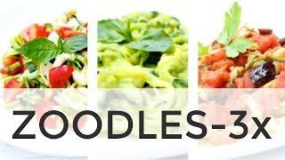 Zoodle Recipes 3- Ways | Clean & Delicious