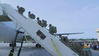 Emotional Morning As Hundreds Of Florida National Guard Members Left For Deployment