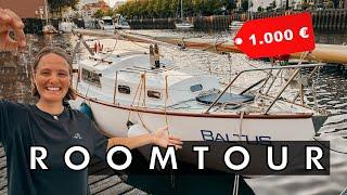 Ich zeige euch mein 1000€-Segelboot (ROOMTOUR)