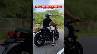 Royal Enfield Hunter 350Dapper White colour | Hunter350 Royal Enfield - AWESOME!