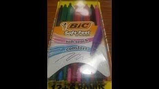 Bic Soft Feel ball pen review!