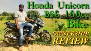 Honda Unicorn 160cc Bs6 Bike // Ownership // Review // Tamil