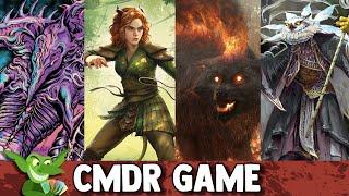 Sliver Overlord vs Doric vs Wildsear vs Breena EDH / CMDR game play for Magic: The Gathering