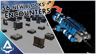 NEW blocks, CARGO SHIPS, and MORE! - Space Engineers fieldwork Update (+ DLC, Block overview)