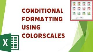 Conditional Formatting - Color Scales |MS Excel