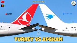 Turkish Airlines Vs Ariana Afghan Airlines Comparison 2024!  Vs 