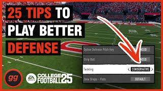 How to Get Better on Defense QUICKLY in College Football 25!