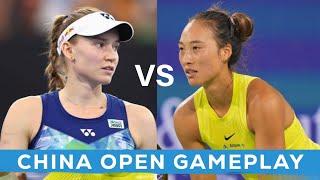 Elena Rybakina Vs Qinwen Zheng • Classic China Open Tennis Full Highlights | Beijing Open Gameplay