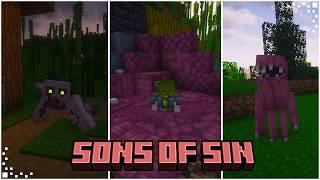 Sons of Sin (Minecraft Mod Showcase) | One of the Scariest Mod Ever | Forge 1.20.1/1.19.2