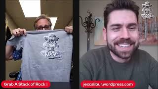 Jex Goes Topless?  Brand new Grab A Stack of Rock shirt unboxing!