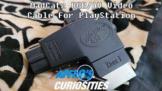 The Sony Official RGB SCART Cable Vs Mad Catz Universal Cable - Affro's Curiosities