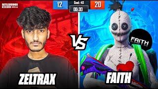 ZELTRAX VS FAITH PLAYZZZ!  | THE MOST AWAITED 1V1 MATCH