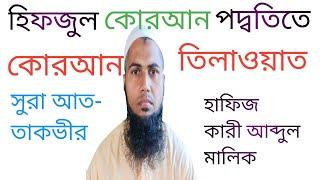 সুরা আত-তাকভীর।سورةالتكوير surah at takwir। quran tilawat Hafiz qari Abdul Malik।Hosne quran787