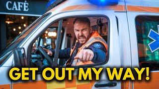 [POV] Ambulance Driver Gets STUCK in CRAZY Traffic