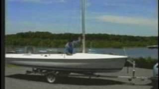 Stepping a Flying Scot Mast (the correct way)