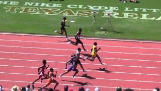 2015 Texas Relays | Univ Men's 100m Final | 9.90