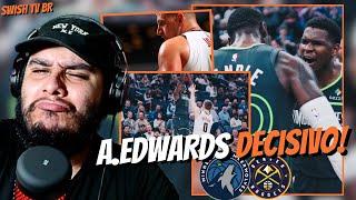 Anthony Edwards DECIDE e Wolves VENCE o Nuggets em JOGAÇO!! / Wolves vs Nuggets (Análise)