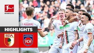 Winning streak continues thanks to premiere goal | Augsburg - Heidenheim 1-0 | Highlights | MD 25